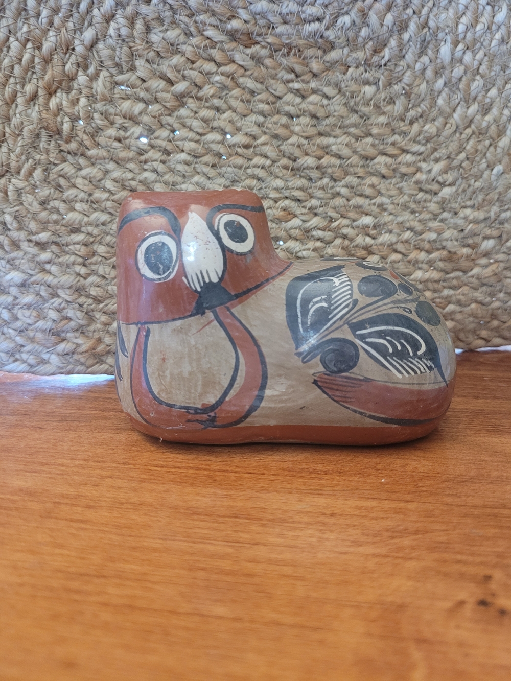 Hand-Painted Ceramic Owl